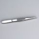 3-1/2" Deluxe tweezers, stainless steel, pointed edge/Case of 25 $.87 each