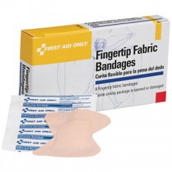 Fingertip Bandage - Fabric - 8 Per Box/Case of 6 @ $1.45 ea.