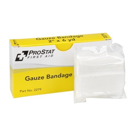 2" x 6 yd Sterile Gauze Bandages - 2 per box
