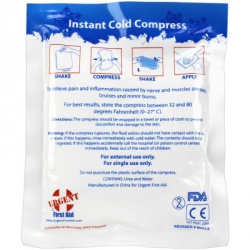 Instant Cold Compress, 4 inch x 5 inch - 1 Each/Case of 20 $0.42 ea.