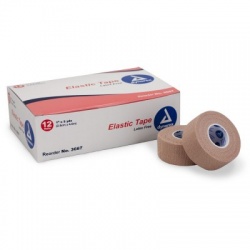Adhesive Tape - Elastic 1 inch x 5 yard - 12 Per Box