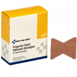 Fingertip Bandage, Fabric - 25 Per Box/Case of 18 @ $3.60 ea.