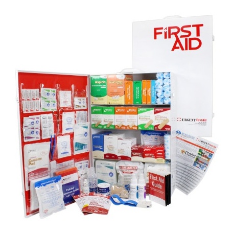 4 Shelf Industrial ANSI B+ First Aid Station, Pocketliner - 150 Person