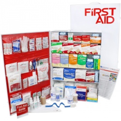 5 Shelf Industrial ANSI B+ First Aid Station, Pocketliner - 200 Person