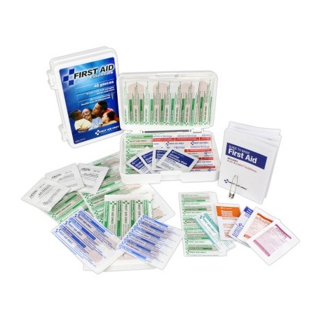 48 Piece Small, All Purpose First Aid  Kit