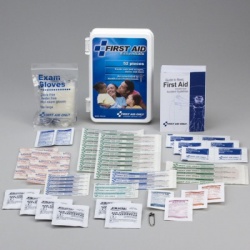 52 Piece Small, All Purpose First Aid Kit/Case of 20 $8.40 ea.
