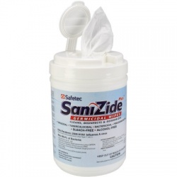 SaniZide Plus Germicidal Wipe, 160 Per Canister