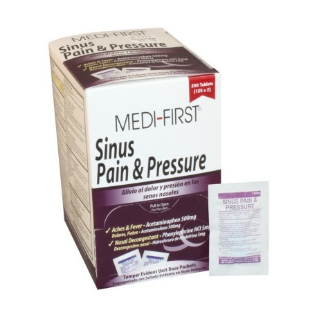 Sinus Pain & Pressure - 250 Per Box