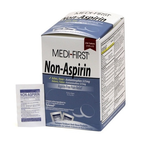 Non-Aspirin, 250/box
