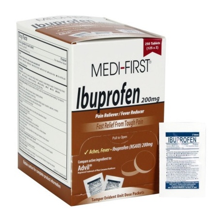 Ibuprofen, 250/box