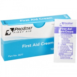 First Aid Burn Cream, 0.9gm, 10 packets per box