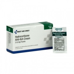 1% Hydrocortisone Cream USP, .9 gm pack - 25 per box