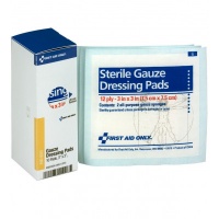 3" X 3" Sterile Gauze Pads, 10 Per Box - SmartTab EzRefill