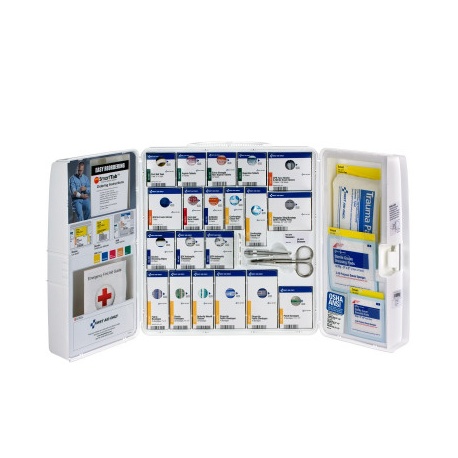 Guaranteed OSHA Compliance General first aid cabinet w/oral medications